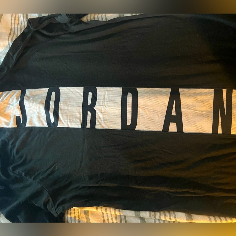 Dry Fit Black& white Jordan Tshirt